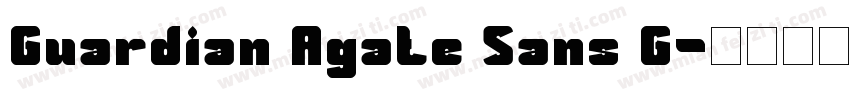 Guardian Agate Sans G字体转换